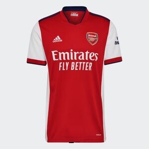Arsenal Mens Adidas 21/22 Home Soccer Jersey Size Medium